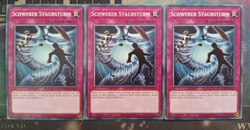 3x Schwerer Staubsturm SDFC-DE039 COMMON DEUTSCH 1.Auflage PLAYSET NM Yu-Gi-Oh - Image 1