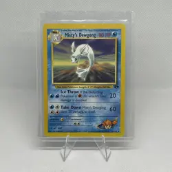 Pokemon Card Misty's Dewgong 054/132 Gym Challenge MP card Gem Mint Rare SSP - Image 3
