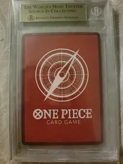 Monkey D Luffy BGS 10 OP05-060 PSA Magazine Exclusive One Piece Promo Piece Card - Image 2
