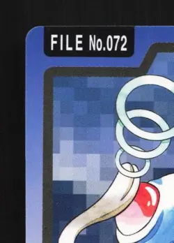 Tentacool No.072 LP Bandai Carddass File Japanese Pokemon Card TCG - Image 4