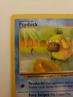 Near Mint 1999 Psyduck 53/62 Unlimited Fossil Set Pokemon Cards - Image 3