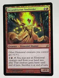 1x Incandescent Soulstoke - Foil Light Play, English Lorwyn MTG Magic - Image 1