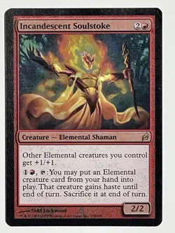 1x Incandescent Soulstoke - Foil Light Play, English Lorwyn MTG Magic - Image 2