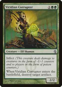 Viridian Corrupter [Mirrodin Besieged] Magic MTG - Image 1