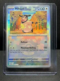 Miltank 081/131 Reverse Holo Master Ball Pokemon Prismatic Evolutions NM - Image 1