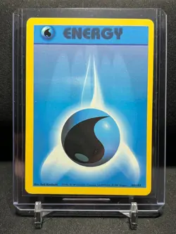 Water Energy 102/102 Pokemon 1999 Unlimited Base Set LP - Image 1