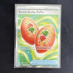 Buddy-Buddy Poffin 167/132 Me01: Mega Evolution Holo Pokemon TCG - Image 1