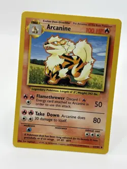 Arcanine 023/102 Base Set Regular - Pokemon TCG - 1999 - Image 2