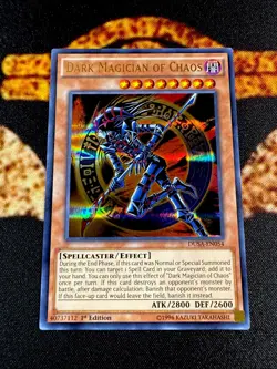 YUGIOH • DARK MAGICIAN OF CHAOS • ULTRA RARE • DUSA-EN054 • 1st EDITION • NM - Image 2