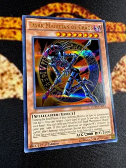 YUGIOH • DARK MAGICIAN OF CHAOS • ULTRA RARE • DUSA-EN054 • 1st EDITION • NM - Image 4