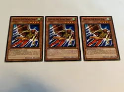 3X Garuda the Wind Spirit - SDDL-EN014 Yugioh! Yu-Gi-Oh! 3 X3 Playset 1st - Image 1