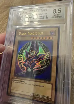 Yugioh Dark Magician LOB-005 1st Edition BGS 8.5 Asian English Ultra Rare - Image 2