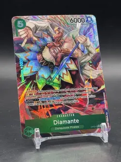 One Piece Kingdoms of Intrigue Diamante OP04-028 Parallel Alternate Art NM - Image 1