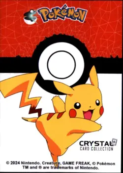 Pokemon Crystal Card Collection Set #090 Shellder Cracked Ice Holo - Image 2
