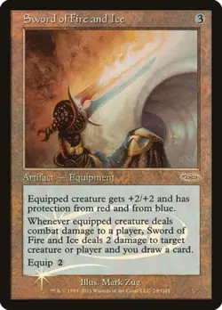 Sword of Fire and Ice -Foil Light Play MTG Promos: Judge - Image 1