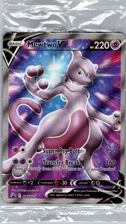 Mewtwo V - SWSH229 SWSH: Sword & Shield Promo Cards - Pokemon Card - Sealed - Image 1