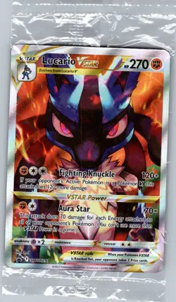 Lucario VSTAR - SWSH291 SWSH: Sword & Shield Promo Cards - Pokemon Card - Sealed - Image 1