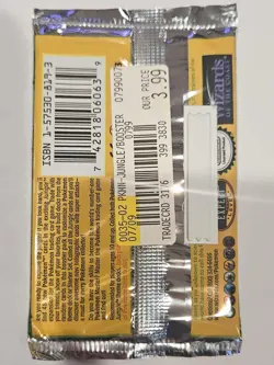 Wizards of the Coast First Edition Pokemon Jungle Booster Pack 1999 Scyther - Image 2