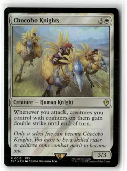 Chocobo Knights Surge Foil NM MTG MAGIC Teal Gaming - Image 1