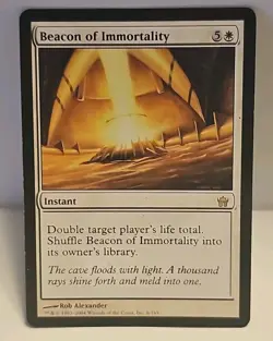 Mtg 💥💥 Beacon of Immortality 💥💥 Fifth Dawn NM/LP 🌟 RARE Magic the Gathering - Image 1