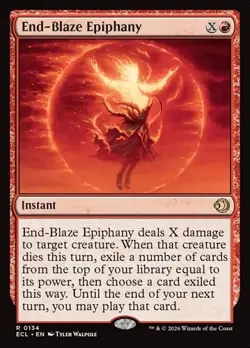 End-Blaze Epiphany - Foil ECL NM MTG - Image 1