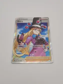 Avery 187/198 Chilling Reign Holo Full Art Trainer Ultra Rare Pokemon NM/M - Image 1