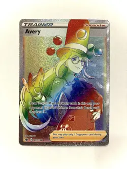 Avery 211/198 Sword & Shield Chilling Reign Rainbow Secret Rare Pokemon TCG NM - Image 1