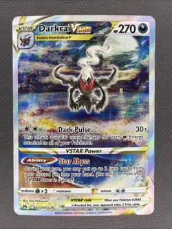 Darkrai VSTAR GG50/GG70 Galarian Gallery Crown Zenith Pokemon NM - Image 1