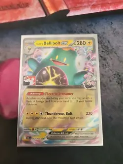 Play! Pokemon Prize Pack Series 8 Iono’s Bellibolt ex #053/159 NM - Image 1