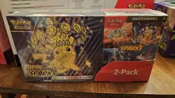 Pokemon Surging Sparks ETB + Booster Bundle Costco 2-pack Sealed - Image 2