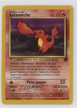 Charmander French Pokemon Team Rocket #50 2000 - Image 1