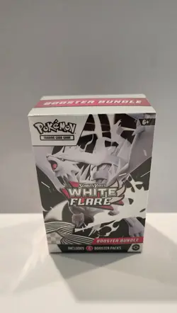 Pokemon TCG Scarlet & Violet White Flare Booster Bundle 6-Pack Sealed - Image 1