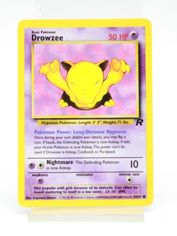 Pokemon TCG Drowzee 1. Edition 54/82 Team Rocket Englisch First Edition - Image 1