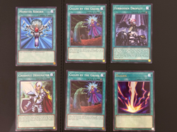Yu-Gi-Oh! TCG STAPLE SPELL BUNDLE - FORBIDDEN DROPLET, CROSSOUT DESIGNATOR, CALL - Image 1
