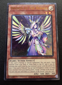 DIVINER OF THE HERALD ULTIMATE RARE OP25-EN003 (NM) YUGIOH! USA Seller - Image 1
