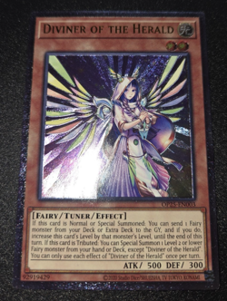 DIVINER OF THE HERALD ULTIMATE RARE OP25-EN003 (NM) YUGIOH! USA Seller - Image 2
