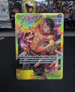 One Piece TCG Portgas.D.Ace (SEC) OP07-119 500 Years in the Future Foil(REPRINT) - Image 1