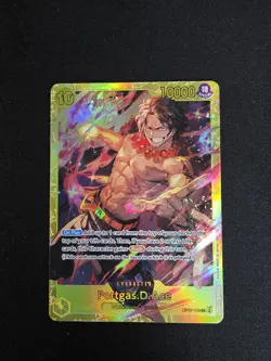 One Piece TCG Portgas.D.Ace (SEC) OP07-119 500 Years in the Future Foil(REPRINT) - Image 2