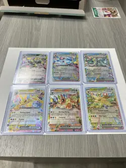 Eeveelution English EX 6 Card Set NM Prismatic Evolutions! - Image 1