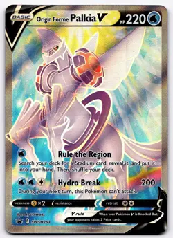 Origin Forme Palkia V - SWSH253 SWSD Promo SWSH: Sword & Shield Promo Cards NM - Image 1