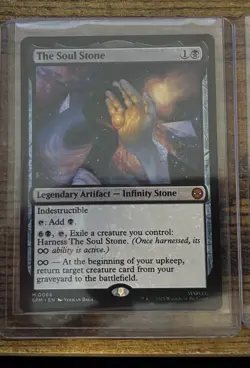 Magic the Gathering the Soul Stone, Marvel's Spider-Man, Regular Mythic Card - Image 1