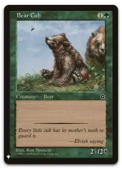 Bear Cub (NM) List Reprints LIST LIST Magic MTG - Image 1