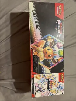 Pokemon Prismatic Evolutions Surprise Box And Booster Bundle Sealed - Image 1