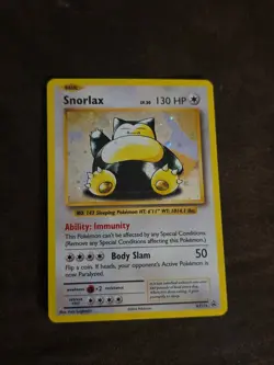 Pokemon TCG Snorlax XY179 Ultra Rare Holo Black Star Promo Card - Image 2