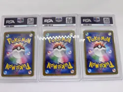 PSA 10 Pokemon Card Classic Promo Set Charmander Bulbasaur Squirtle Japanese - Image 2