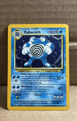 Pokemon TCG - Poliwrath - 15/130 - Base Set 2 - Holo - Image 2