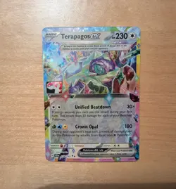 Terapagos Ex 128/142 Play! Pokemon Stamped Prize Pack 6 Near Mint - Image 1