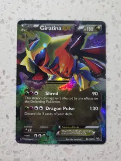 Giratina EX 92/124 Dragons Exalted Holo Ultra Rare Pokemon TCG NEAR MINT + FREE - Image 1