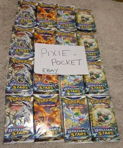 Pokemon Brilliant Stars Booster Packs x16 - New & Sealed ✅ - Image 1