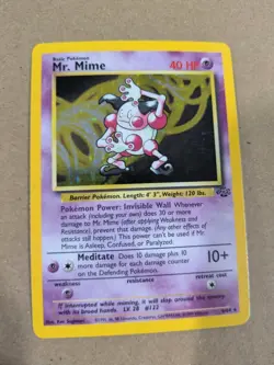 Mr. Mime - Pokemon - Jungle Holo 6/64 - MP - Image 1